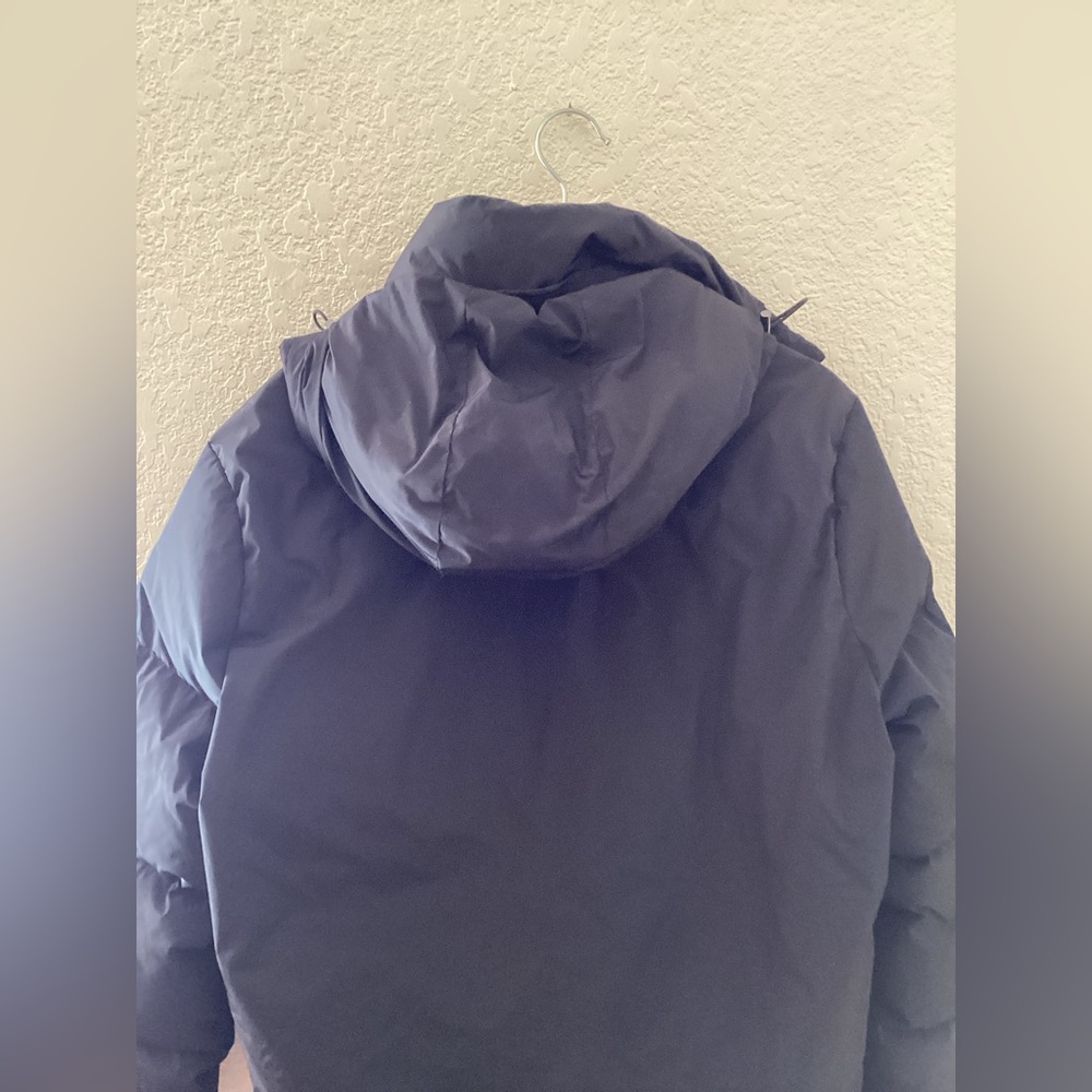 Jenni Kayne Everyday Black Puffer Down Jacket with Hood - Picture 4 of 6